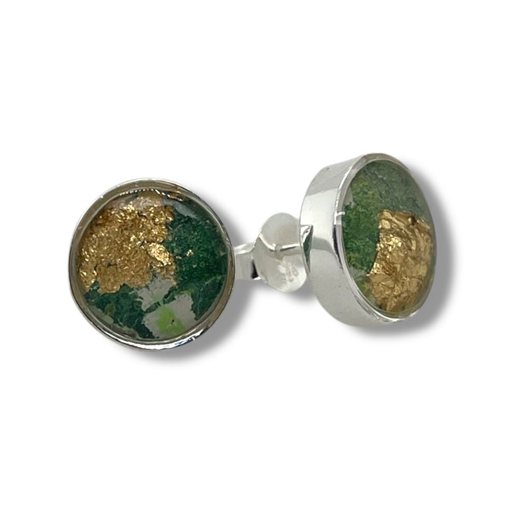 Michigan State Brittany Earrings | Silver