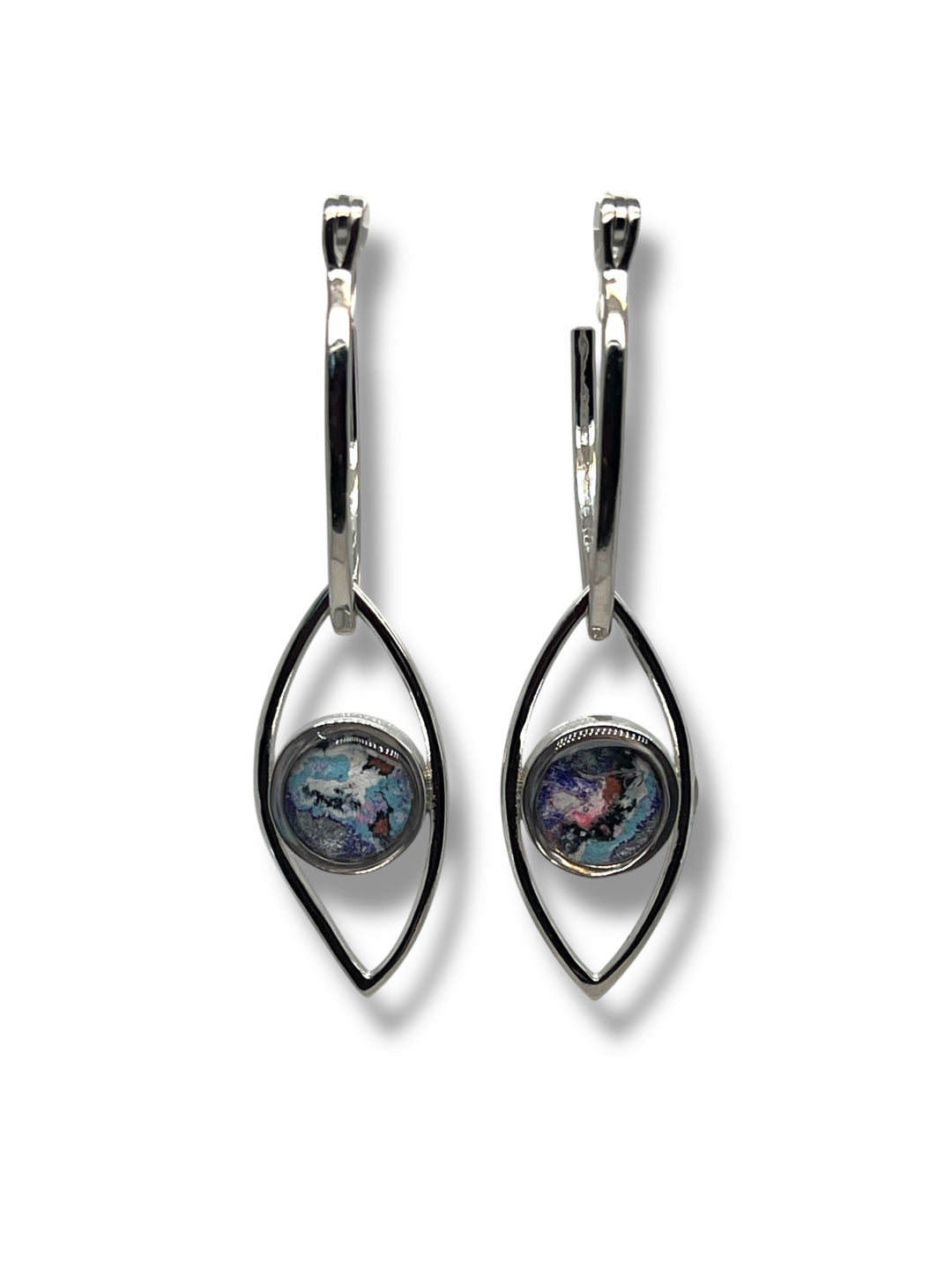 Clara Drop Earrings | Silver