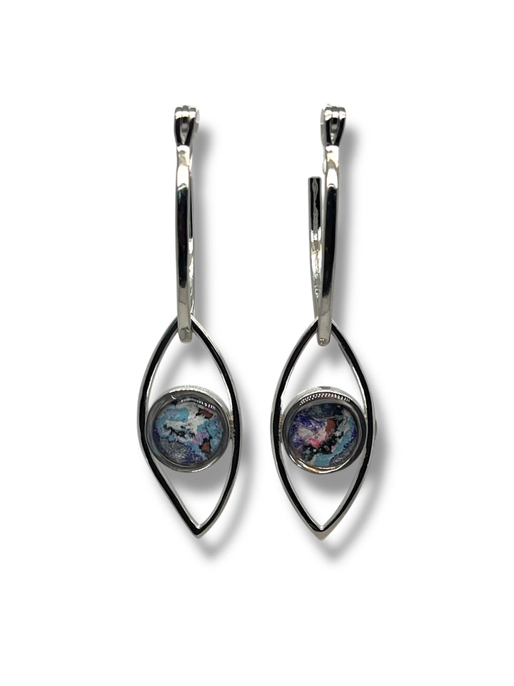 Clara Drop Earrings | Silver