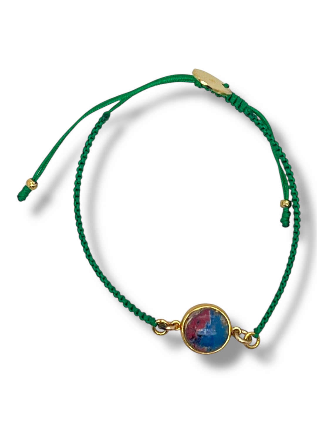 Kid's Taylor Bracelet | Gold | Green