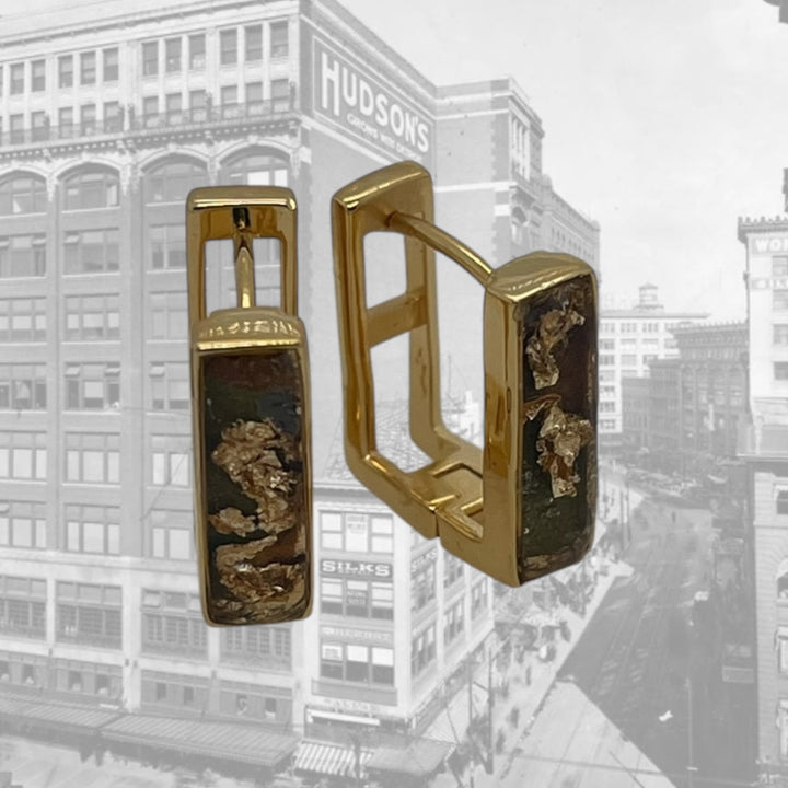 Beatrice Huggie Earrings | Gold