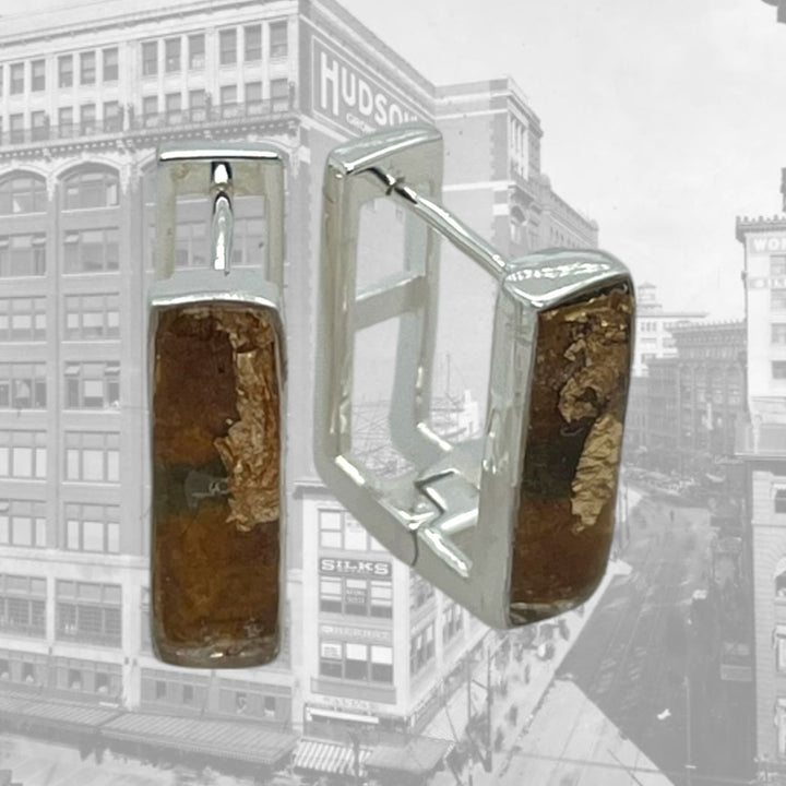 Beatrice Huggie Earrings | Silver