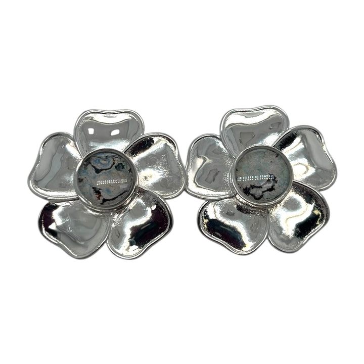 Brene Earrings | Rhodium