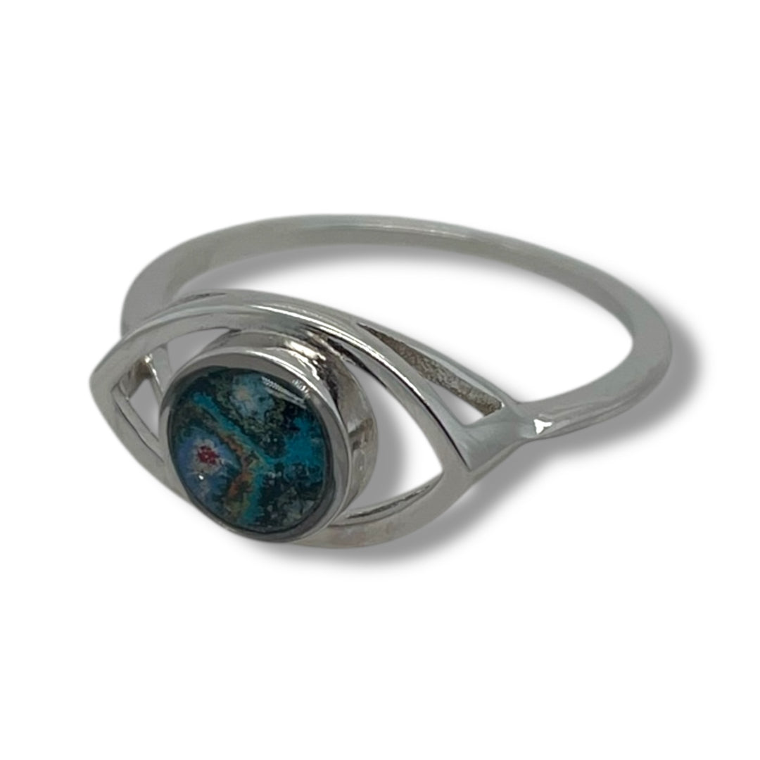 Natalie Ring | Rhodium | Size 10