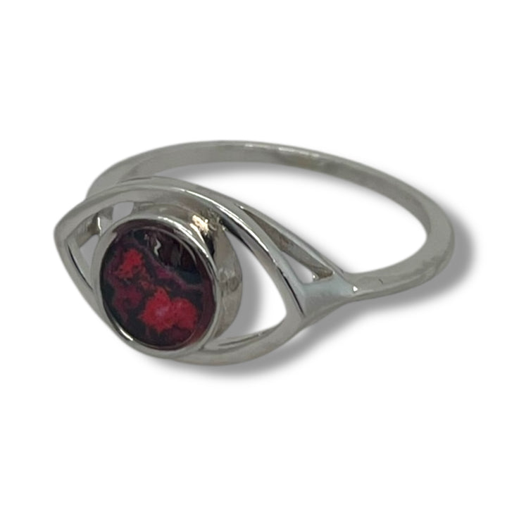 Natalie Ring | Rhodium | Size 9