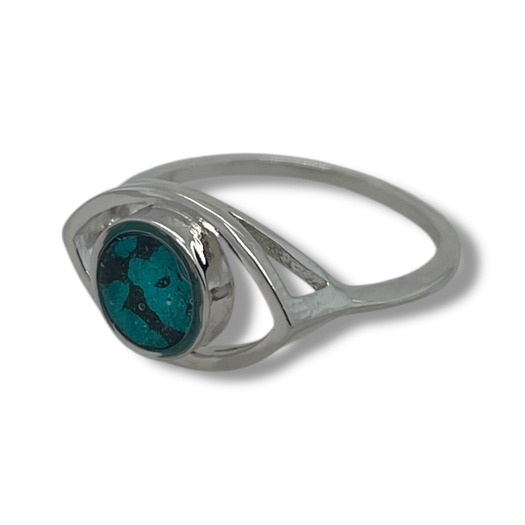 Natalie Ring | Rhodium | Size 8
