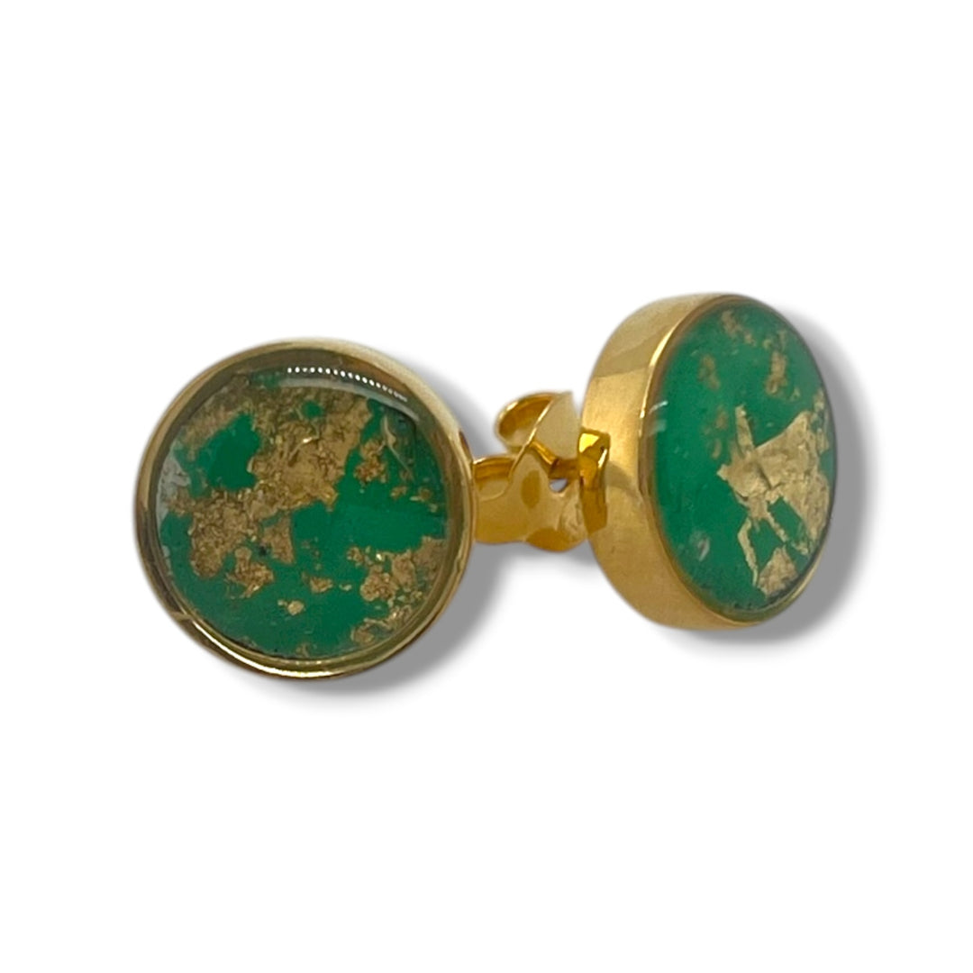 Michigan State Brittany Earrings | Gold