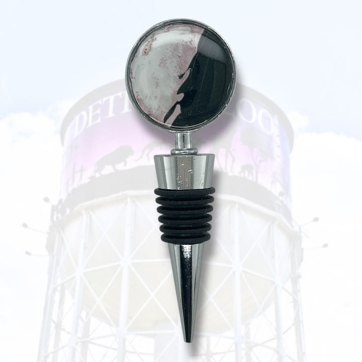 Detroit Zoo Bottle Stopper | Metal Alloy