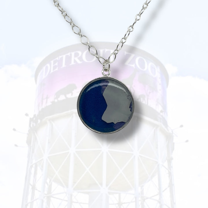 Detroit Zoo Nicole Necklace | Silver