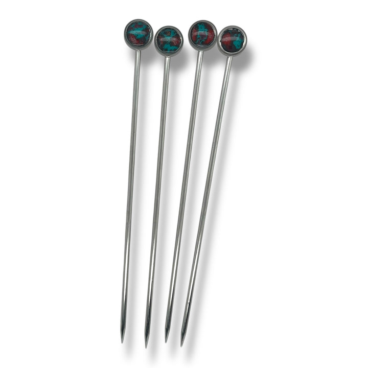 Drink Picks | Stainless Steel | Set of 4
