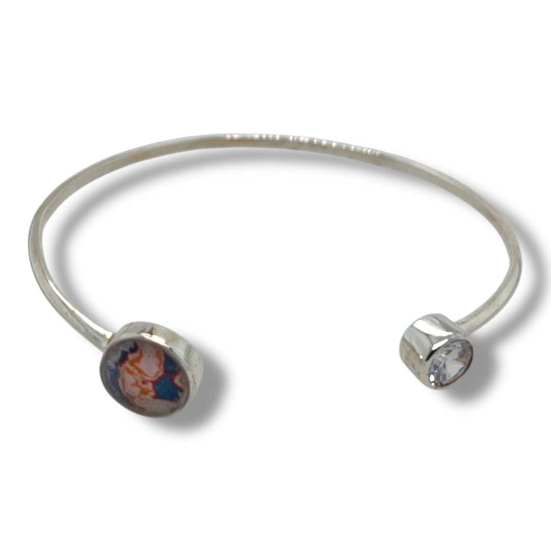 Danielle Open Cuff  | Silver