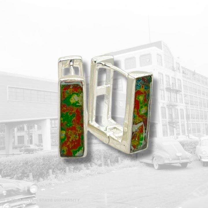 Beatrice Huggie Earrings | Silver