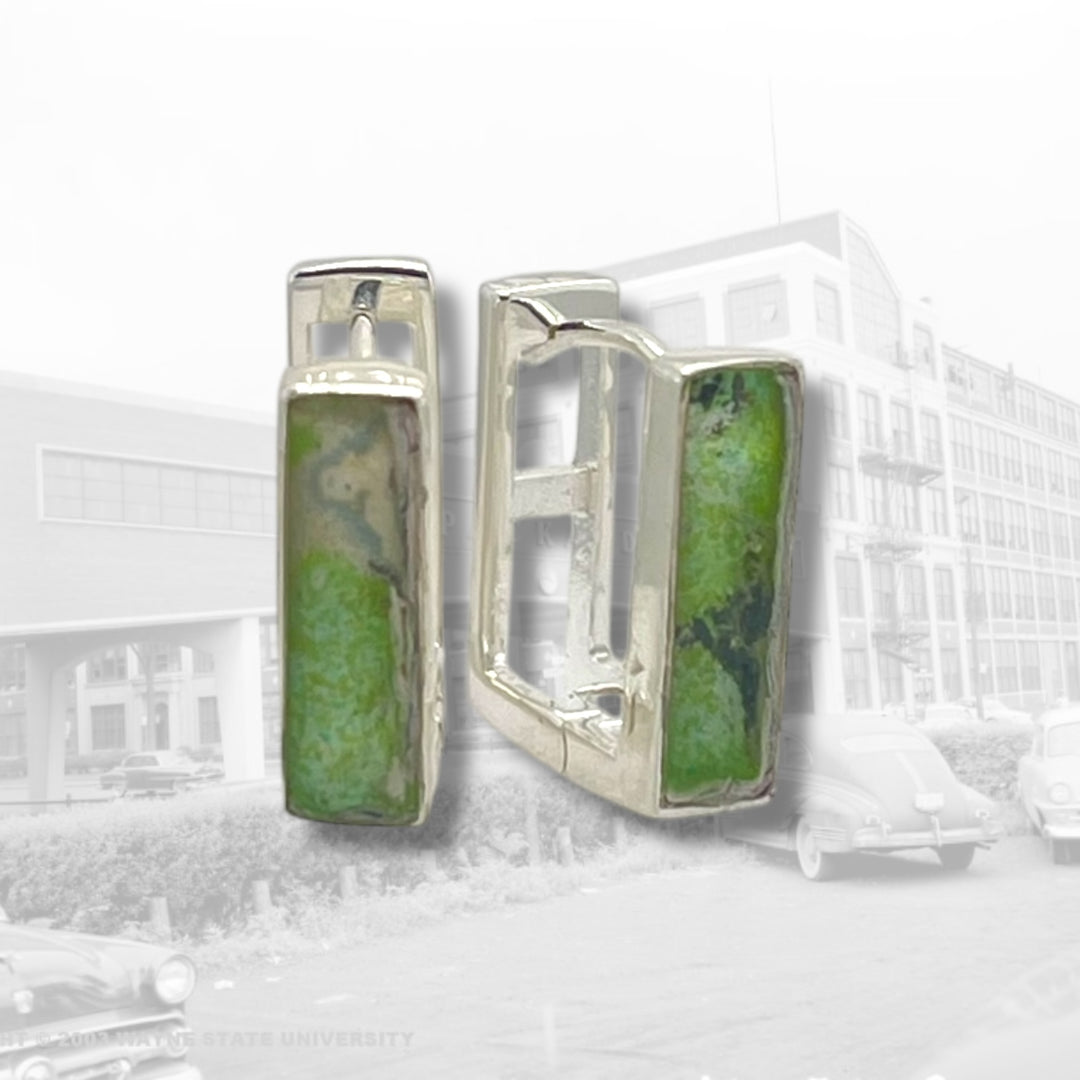 Beatrice Huggie Earrings | Silver