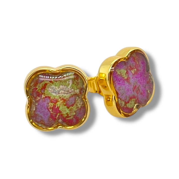 Tatiana Stud Earrings | Gold