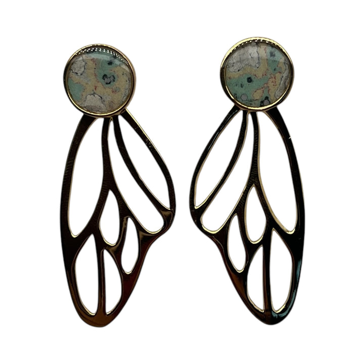 Callie Butterfly Earrings | Gold