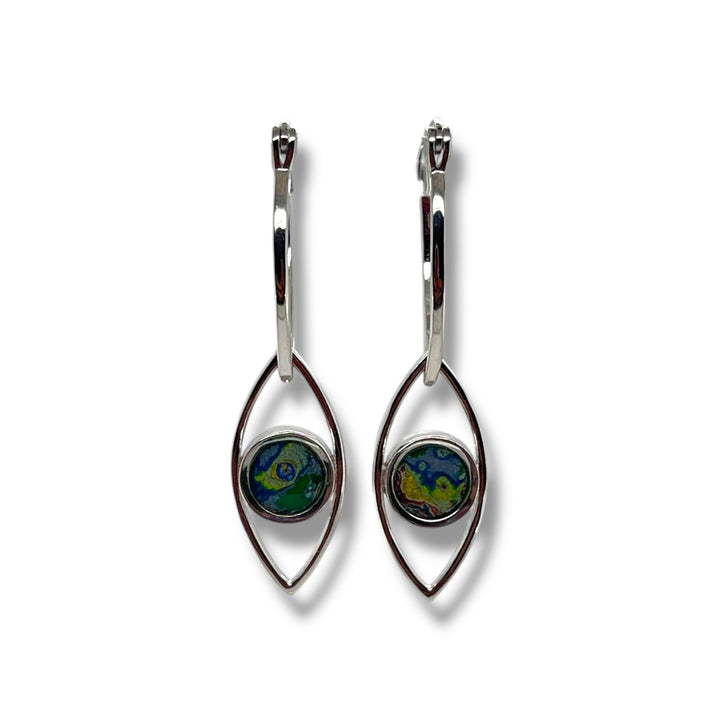 Clara Drop Earrings | Silver