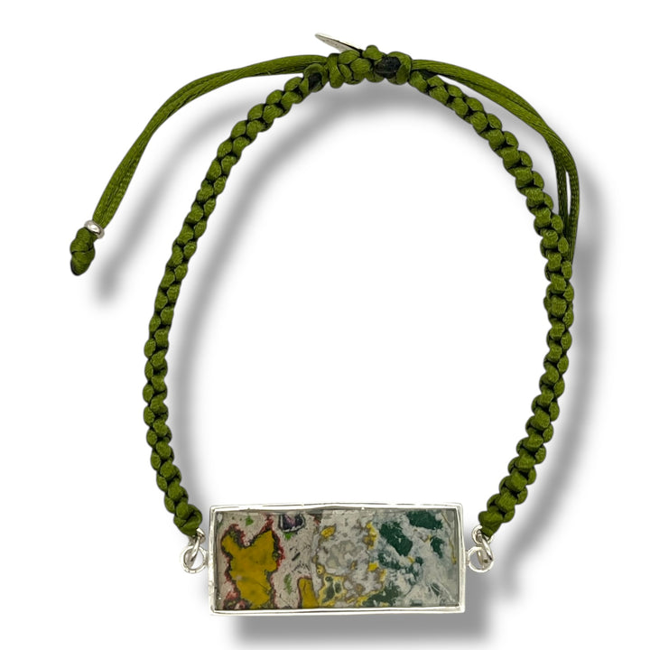 Carl Bracelet | Silver | Green