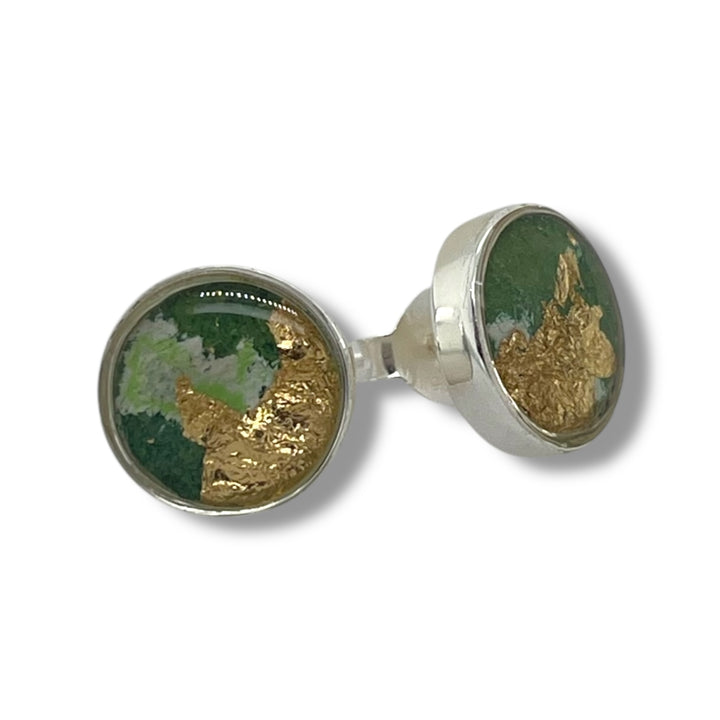 Michigan State Brittany Earrings | Silver