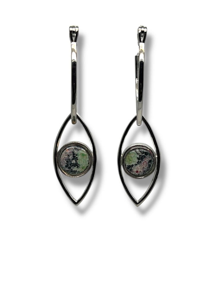 Clara Drop Earrings | Silver