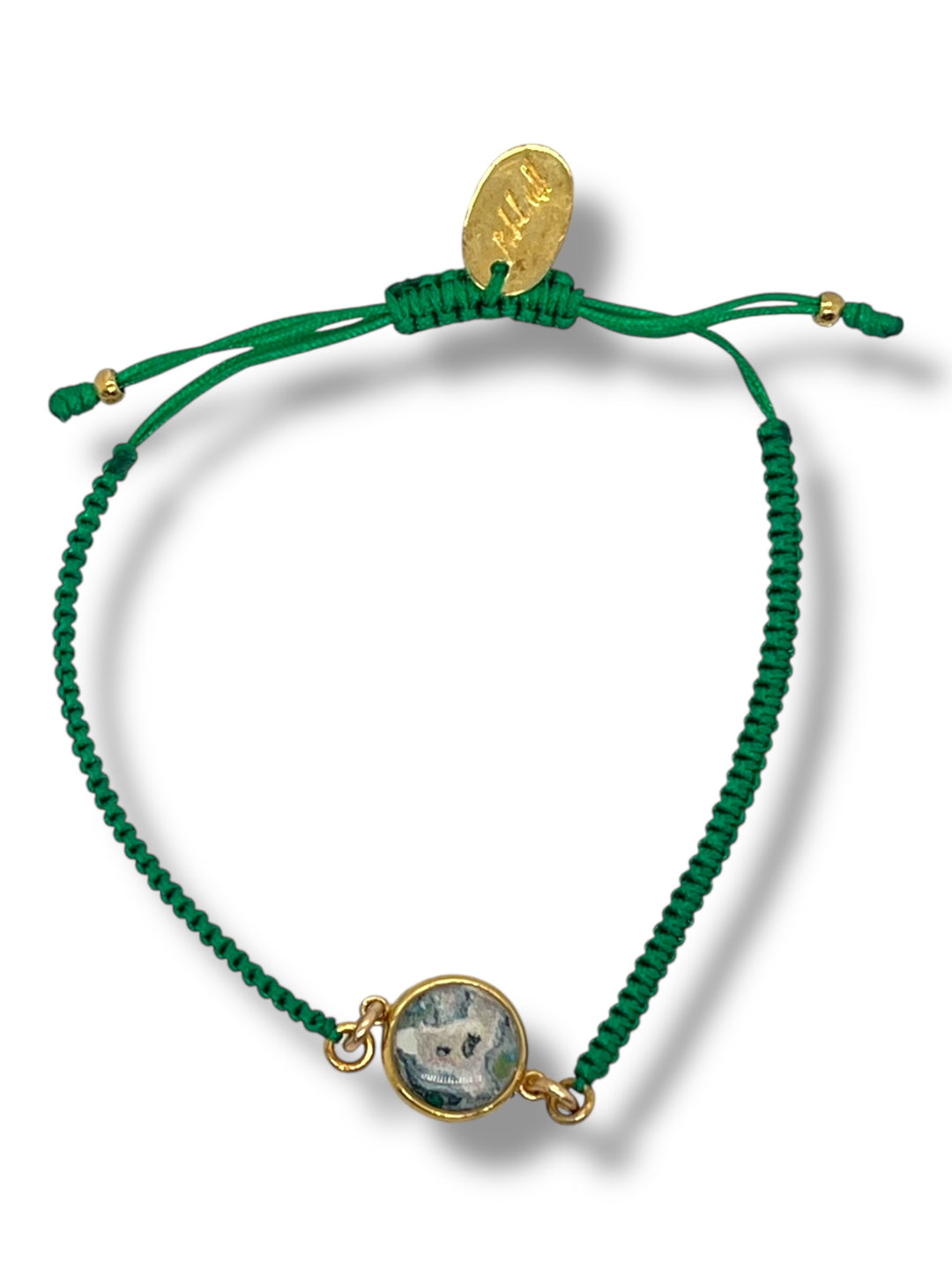 Kid's Taylor Bracelet | Gold | Green