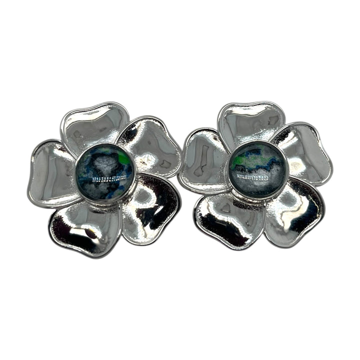 Brene Earrings | Rhodium