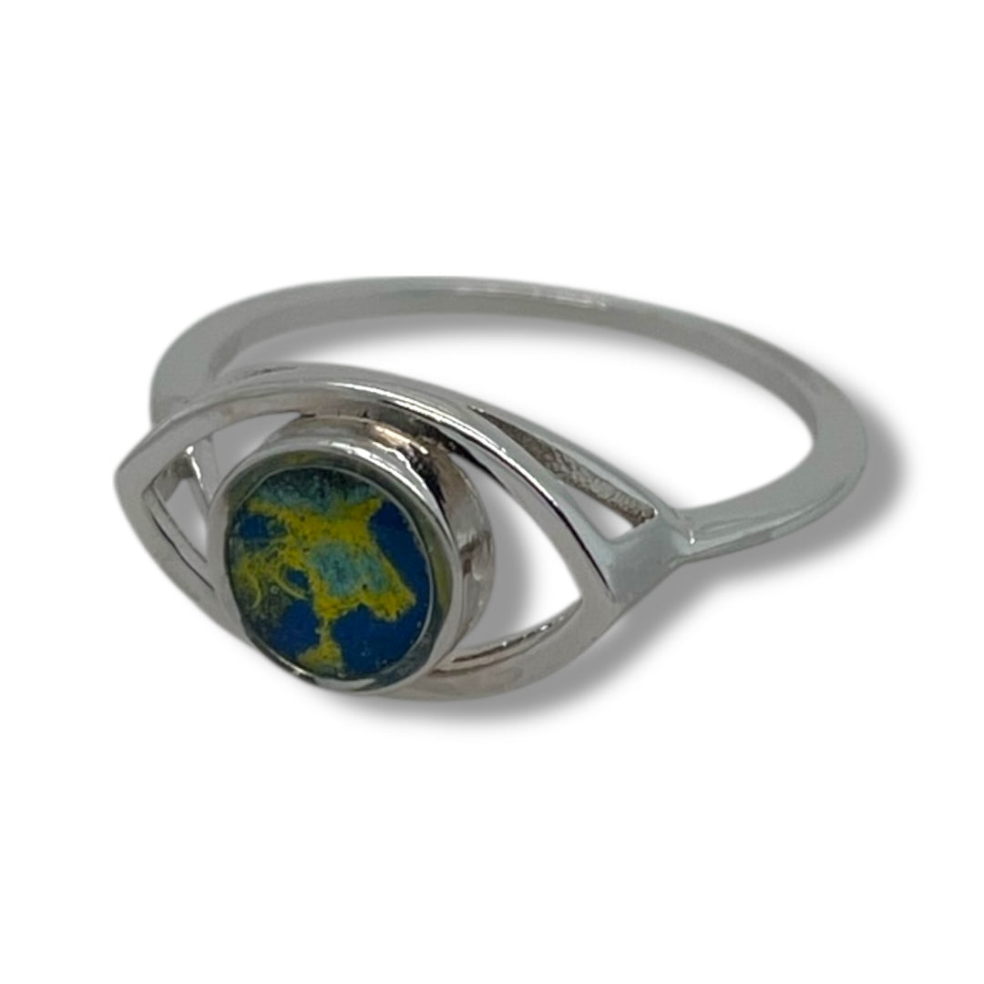 Natalie Ring | Rhodium | Size 10