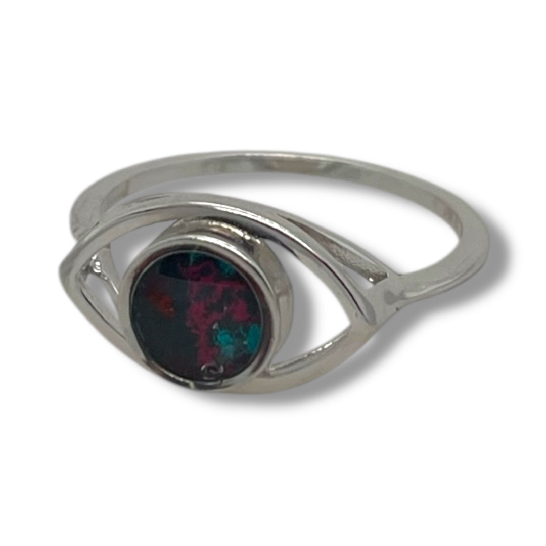 Natalie Ring | Rhodium | Size 9