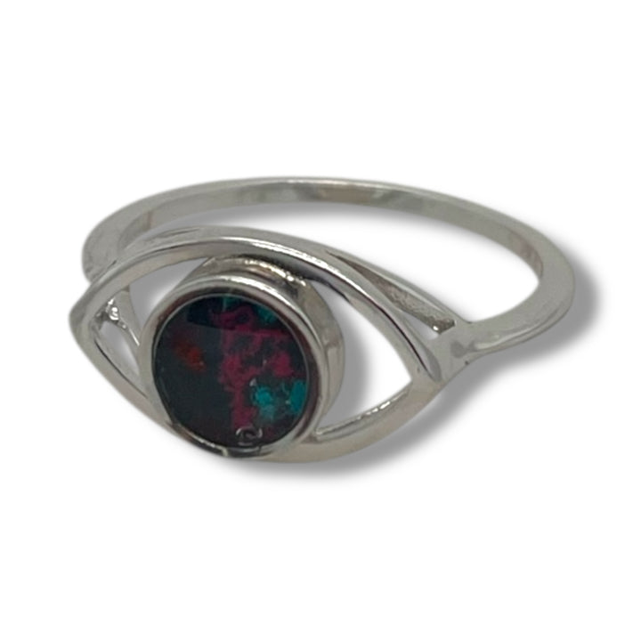 Natalie Ring | Rhodium | Size 9