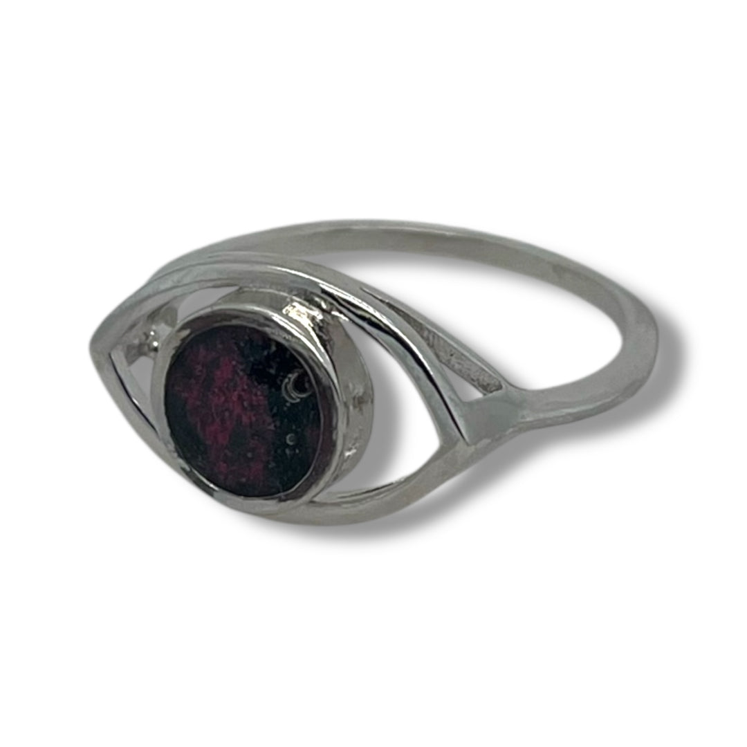 Natalie Ring | Rhodium | Size 8