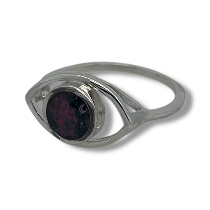 Natalie Ring | Rhodium | Size 8