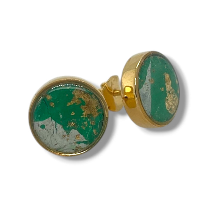 Michigan State Brittany Earrings | Gold