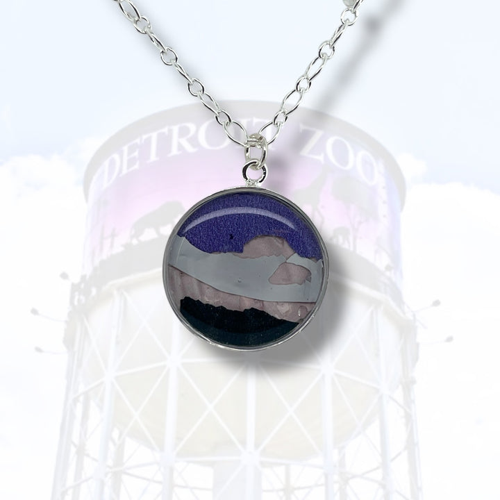 Detroit Zoo Nicole Necklace | Silver