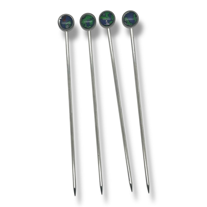 Drink Picks | Stainless Steel | Set of 4