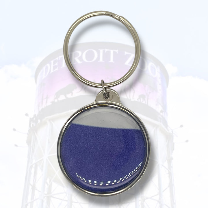 Detroit Zoo Keychain | Pewter