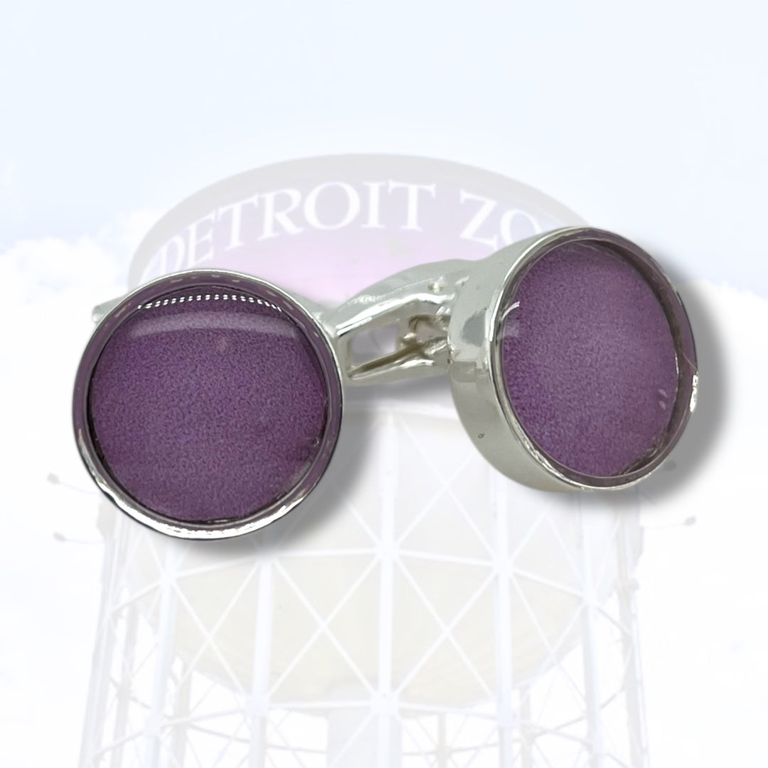 Detroit Zoo Greg Cuff Links | Silver