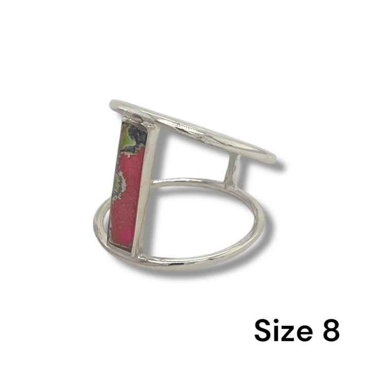 Hattie Cage Ring | Silver | Size 8