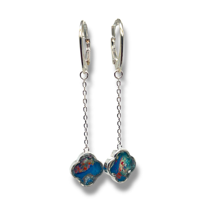 Mo Drop Earrings |Silver