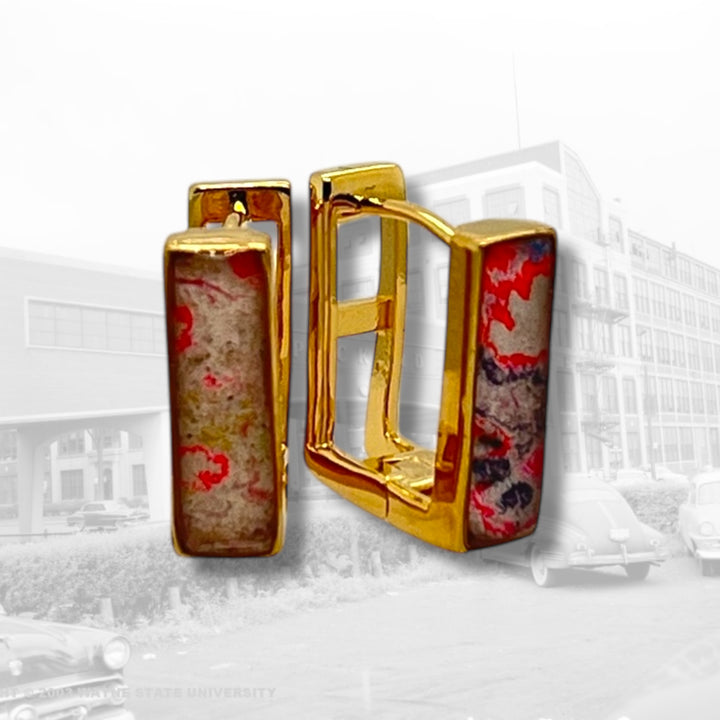 Beatrice Huggie Earrings | Gold