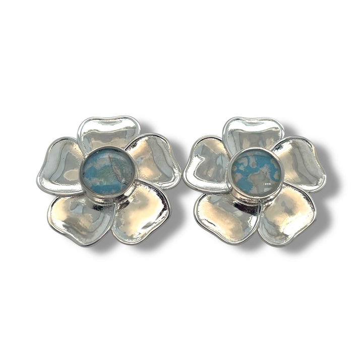 Brene Earrings | Rhodium