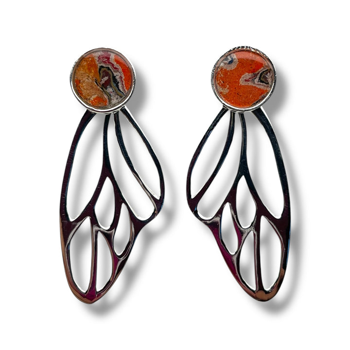 Callie Butterfly Earrings | Silver