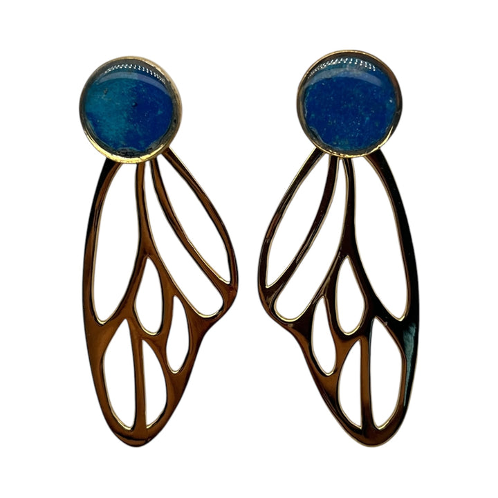 Callie Butterfly Earrings | Gold