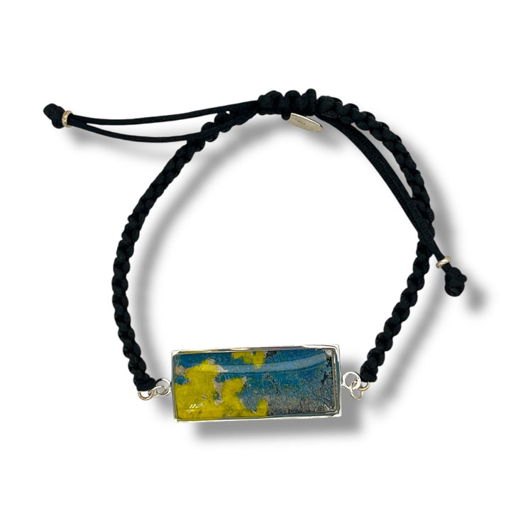 Carl Bracelet | Silver | Black
