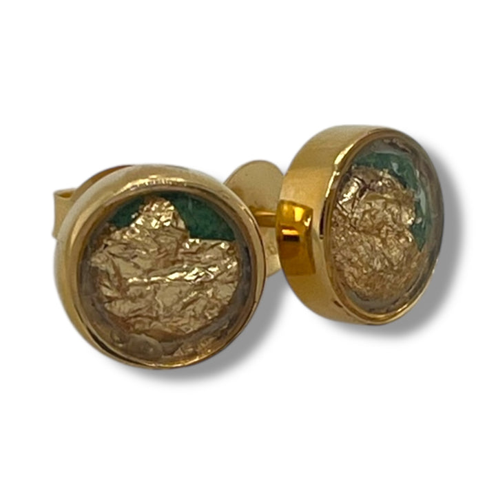 Michigan State Brittany Earrings | Gold