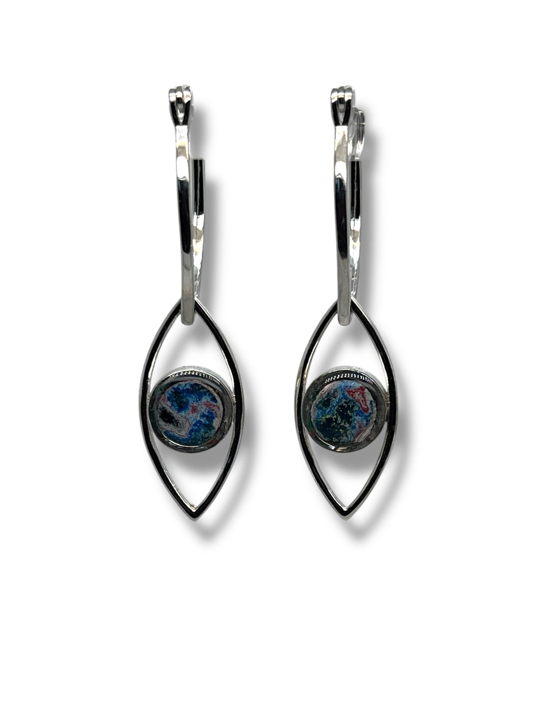 Clara Drop Earrings | Silver