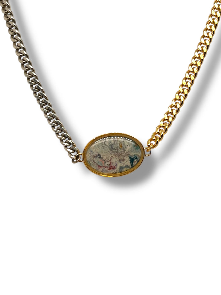Sam Necklace | Mixed Metal