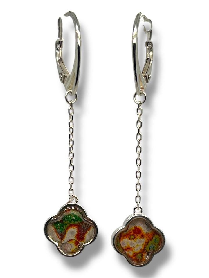 Mo Drop Earrings |Silver
