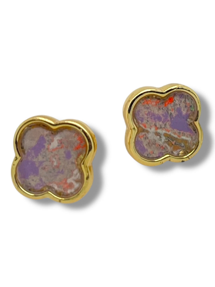 Tatiana Stud Earrings | Gold