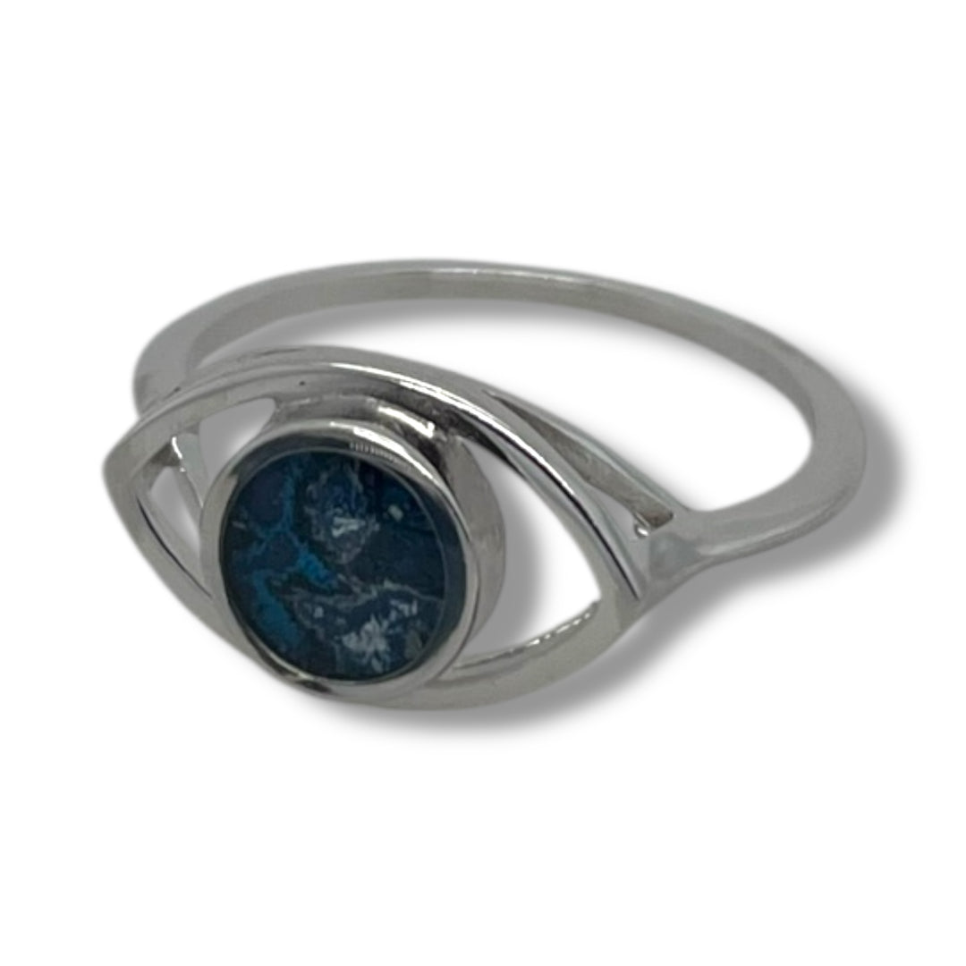 Natalie Ring | Rhodium | Size 9