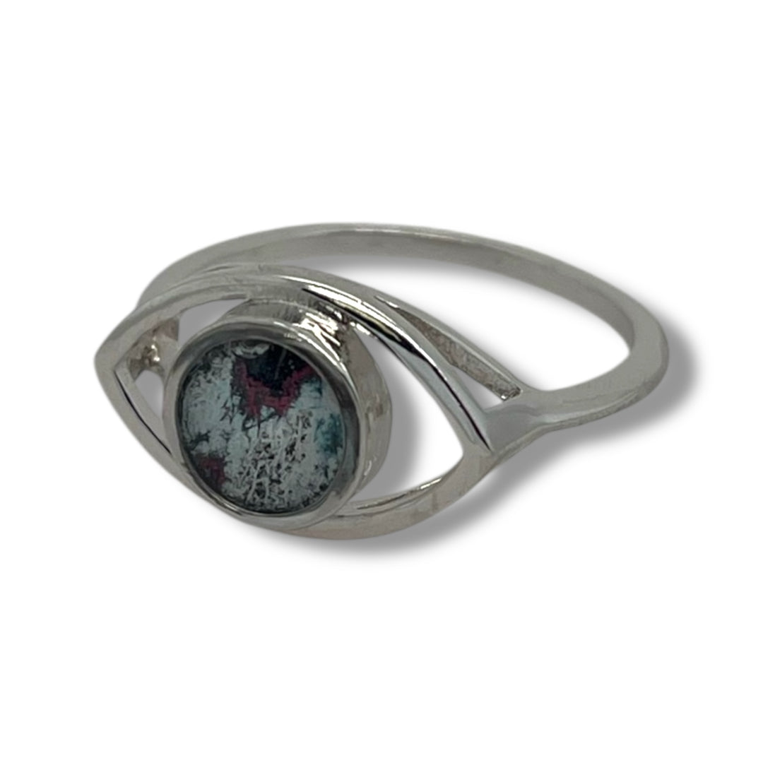 Natalie Ring | Rhodium | Size 8