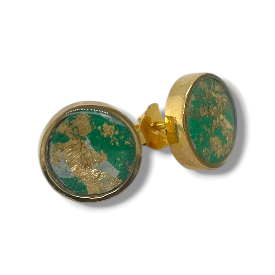 Michigan State Brittany Earrings | Gold